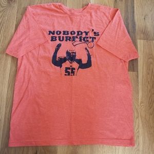 Tultex Cincinnati Bengals "Nobody's Burfect" soft tshirt